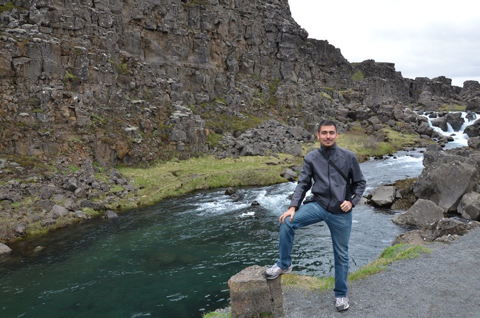 Visiting Iceland a few weeks ago. This is where the tectonic plates drifting away, something I never expected to see.